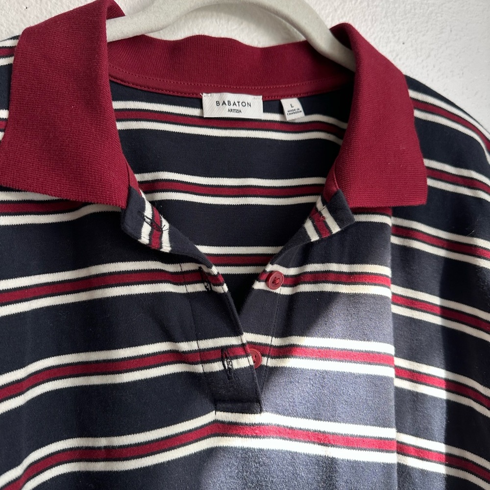 Aritzia Babaton Interlock Eton Cotton Longsleeve - Picture 5 of 12